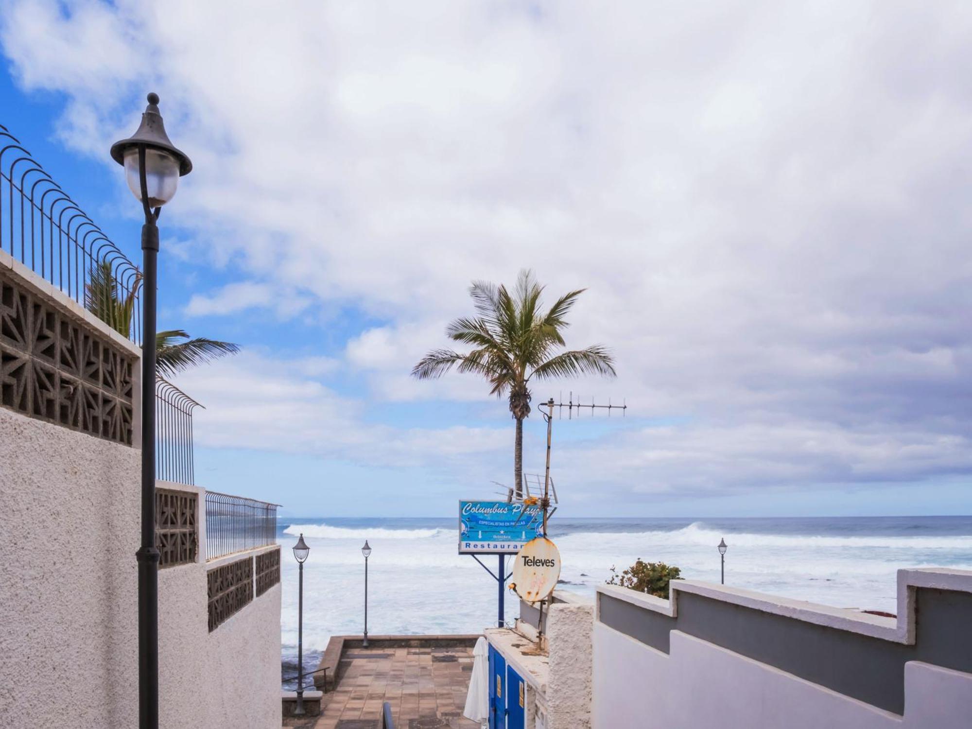 Live Punta Columbus Pool & Beach Front Punta Del Hidalgo Kültér fotó